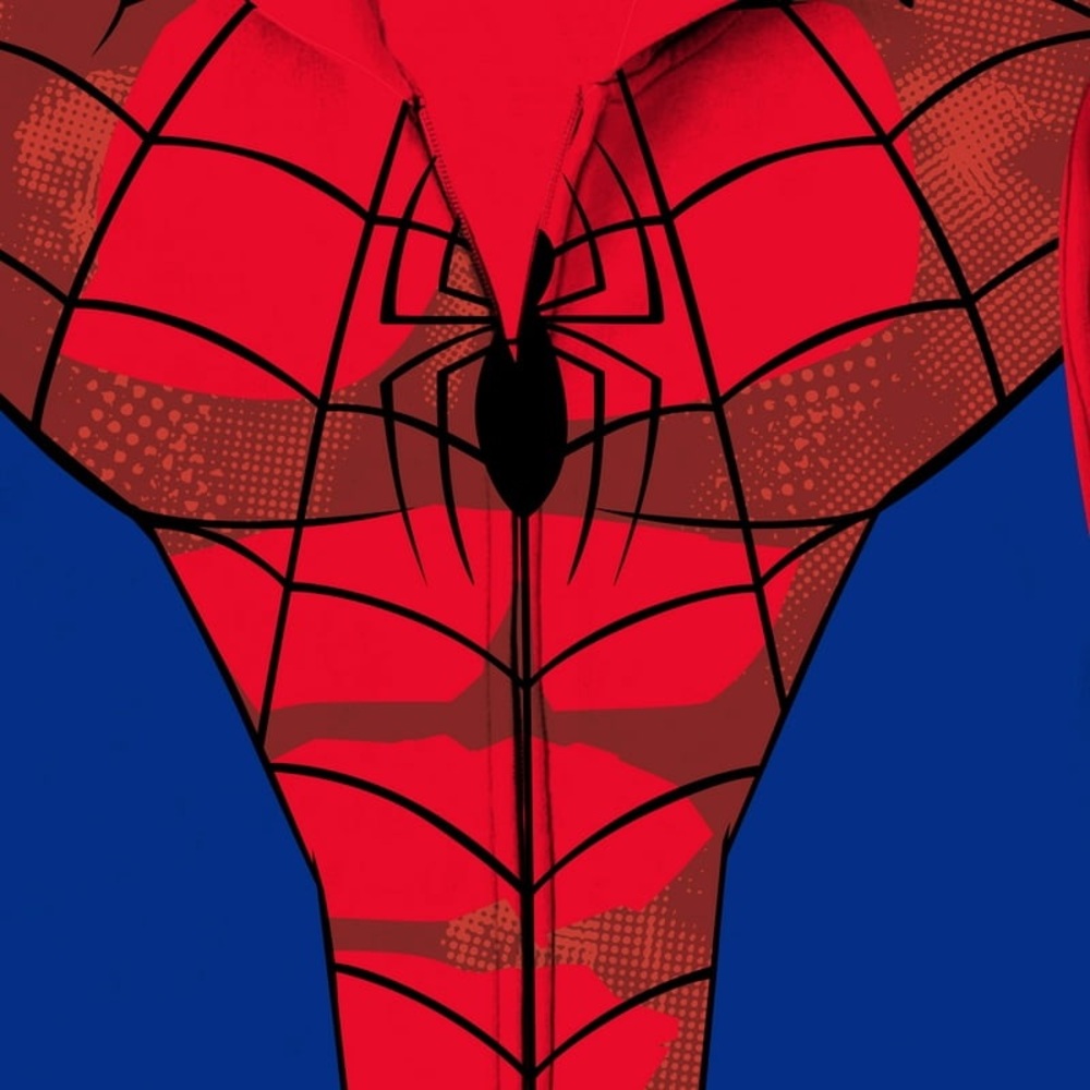 New 6/7 Marvel SpiderMan zip up hooded jacket - Picture 3 of 5